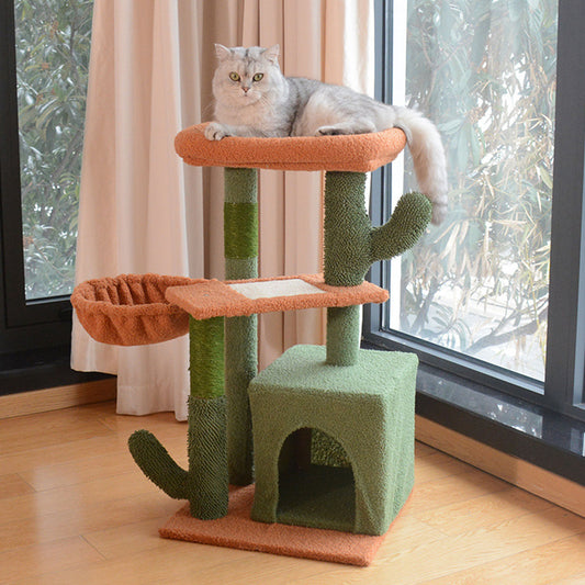 Four-Level Cactus Cat Tree with Three Nests