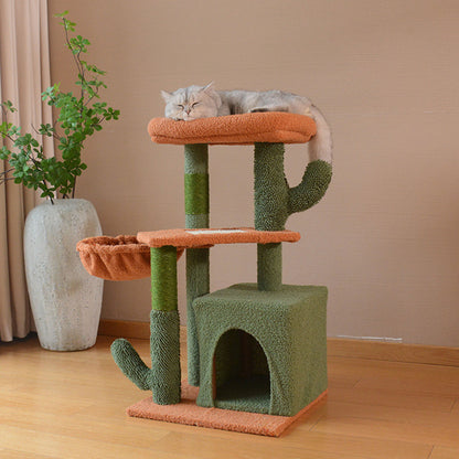 Four-Level Cactus Cat Tree with Three Nests