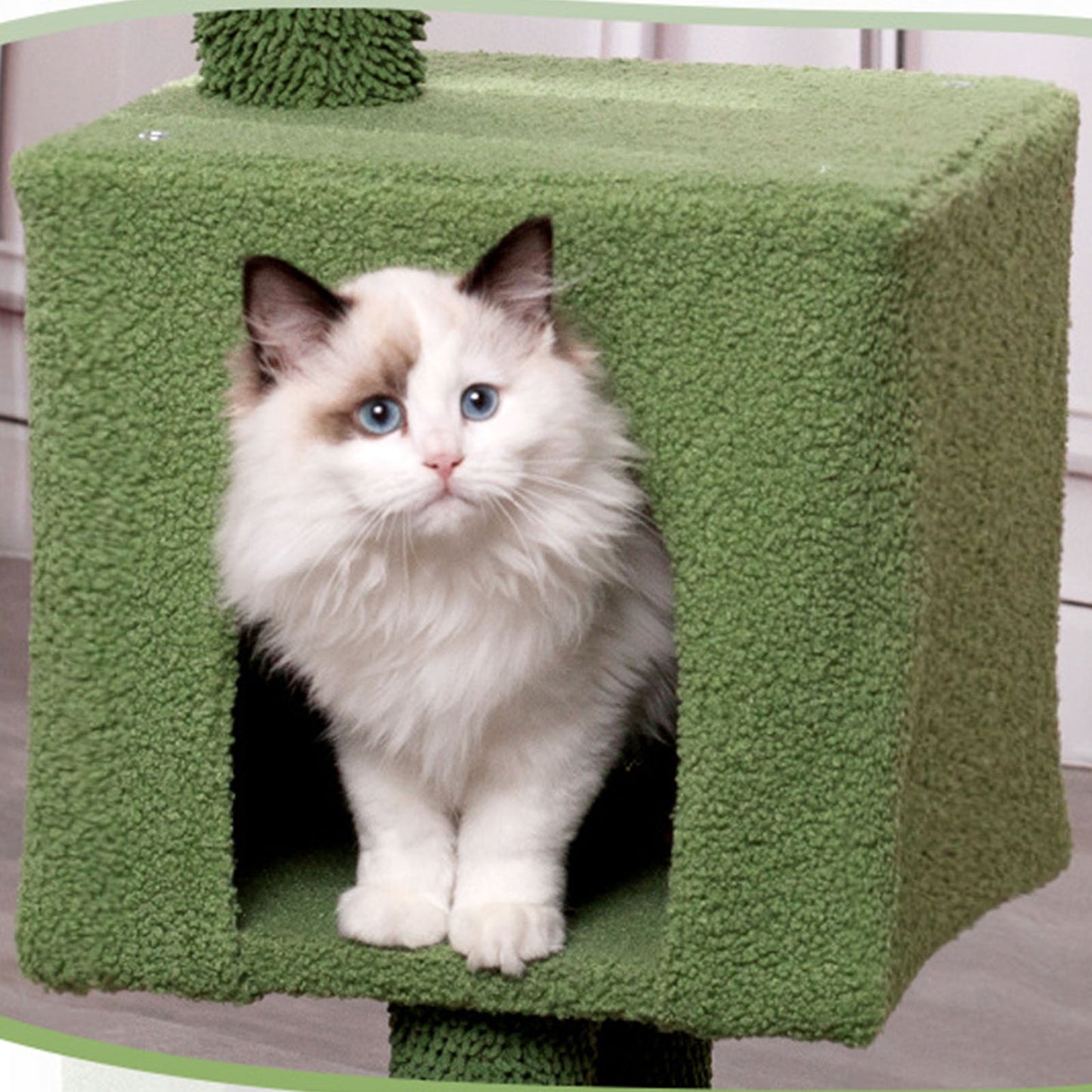 Cactus Cat Tree with Nest