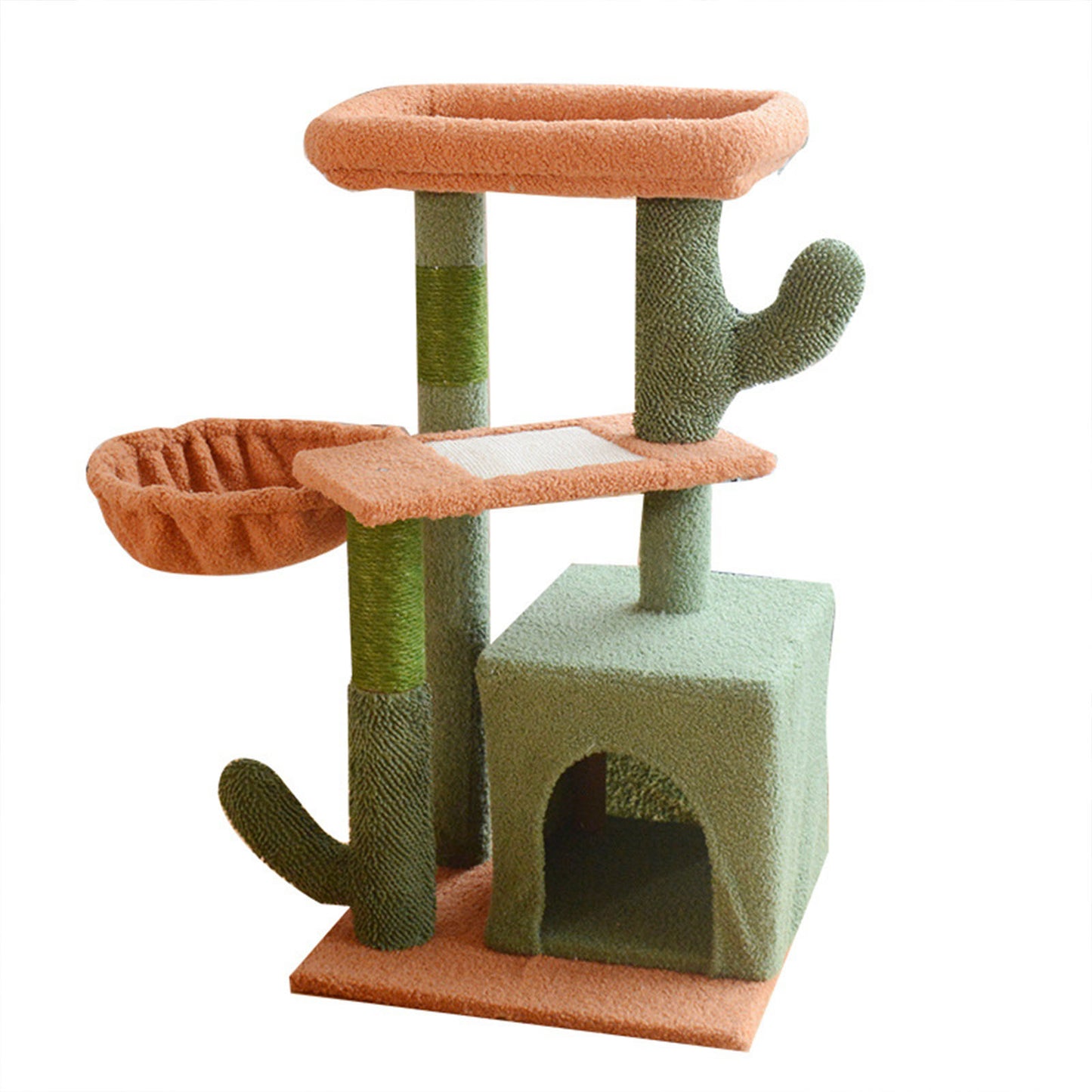 Four-Level Cactus Cat Tree with Three Nests